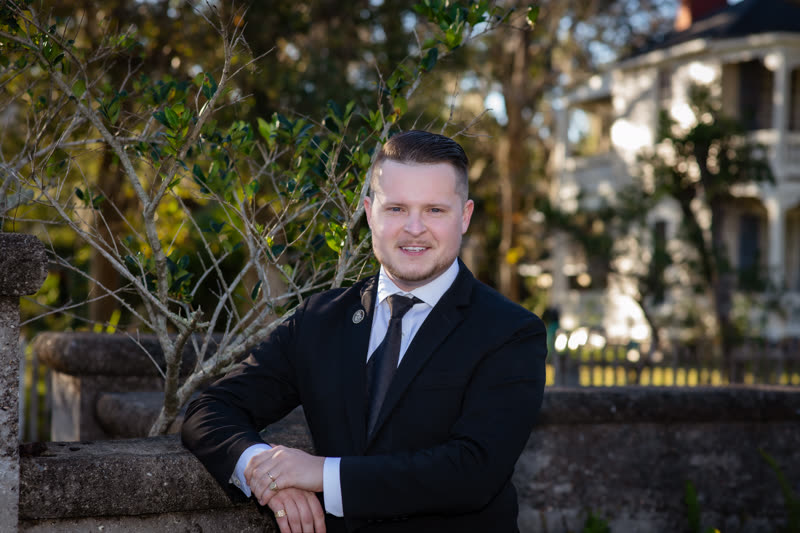 Eli Thrift, owner and chauffeur